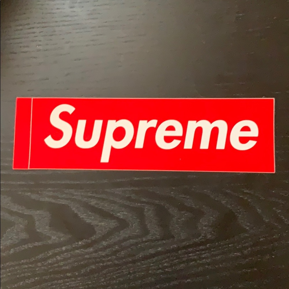 Authentic Supreme box logo sticker